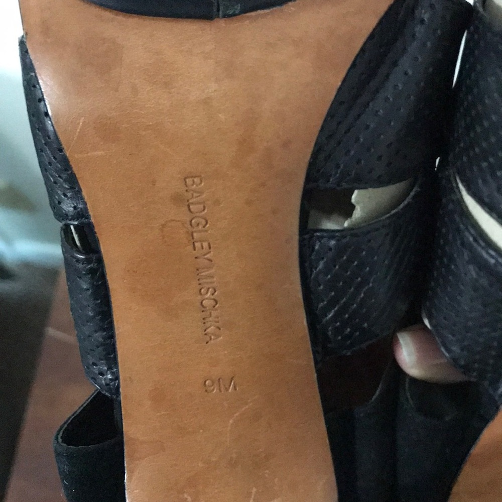 Marc& James Badgley Mischka Platform Leather Heel - Picture 7 of 10